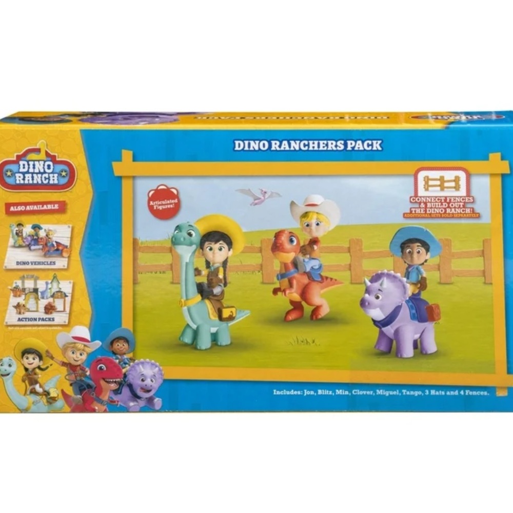 ✅ 5 for $25 - Dino Ranch Toy Set, 13 Pieces Excellent Condition in Box - Picture 5 of 7